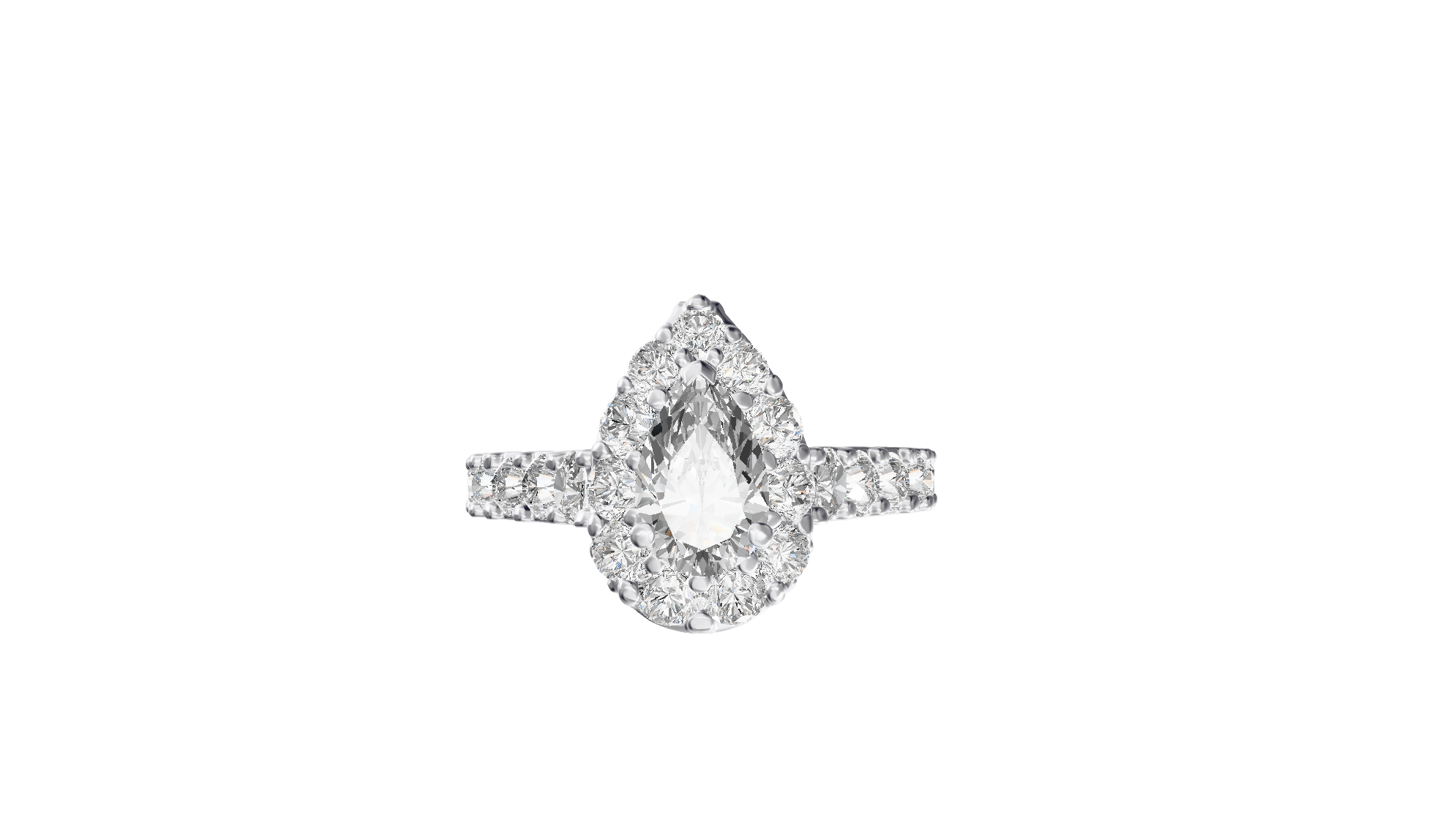 GRAFF Icon Pear Shape Diamond Engagement Ring