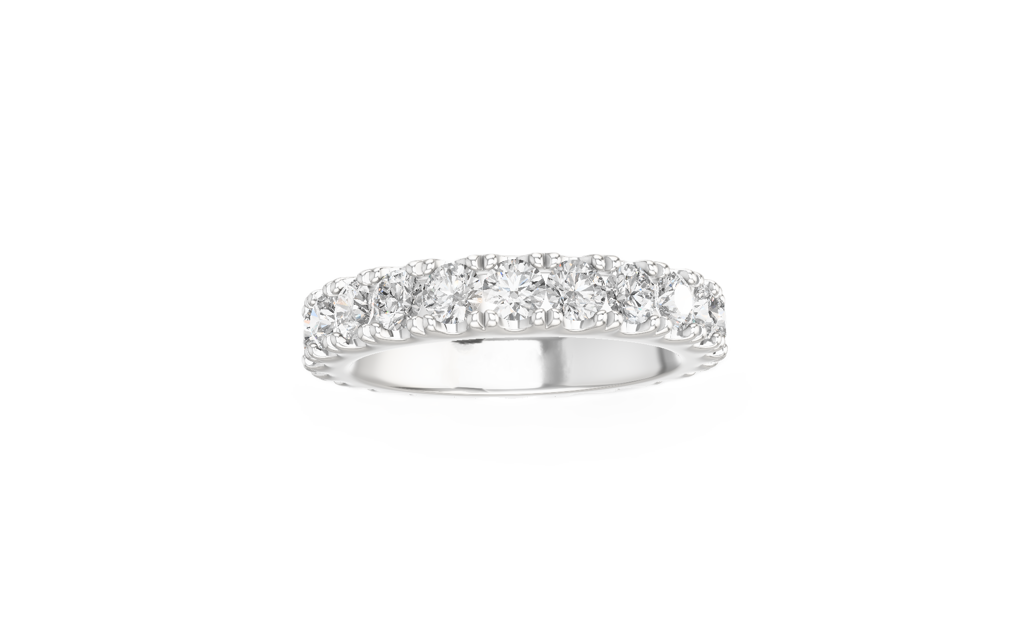 GRAFF Castle Set Round Diamond Wedding Band