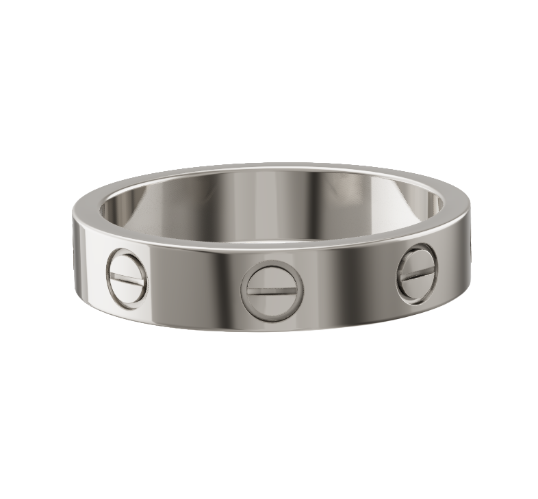 Cartier LOVE Ring, Small Model, Screw Motif