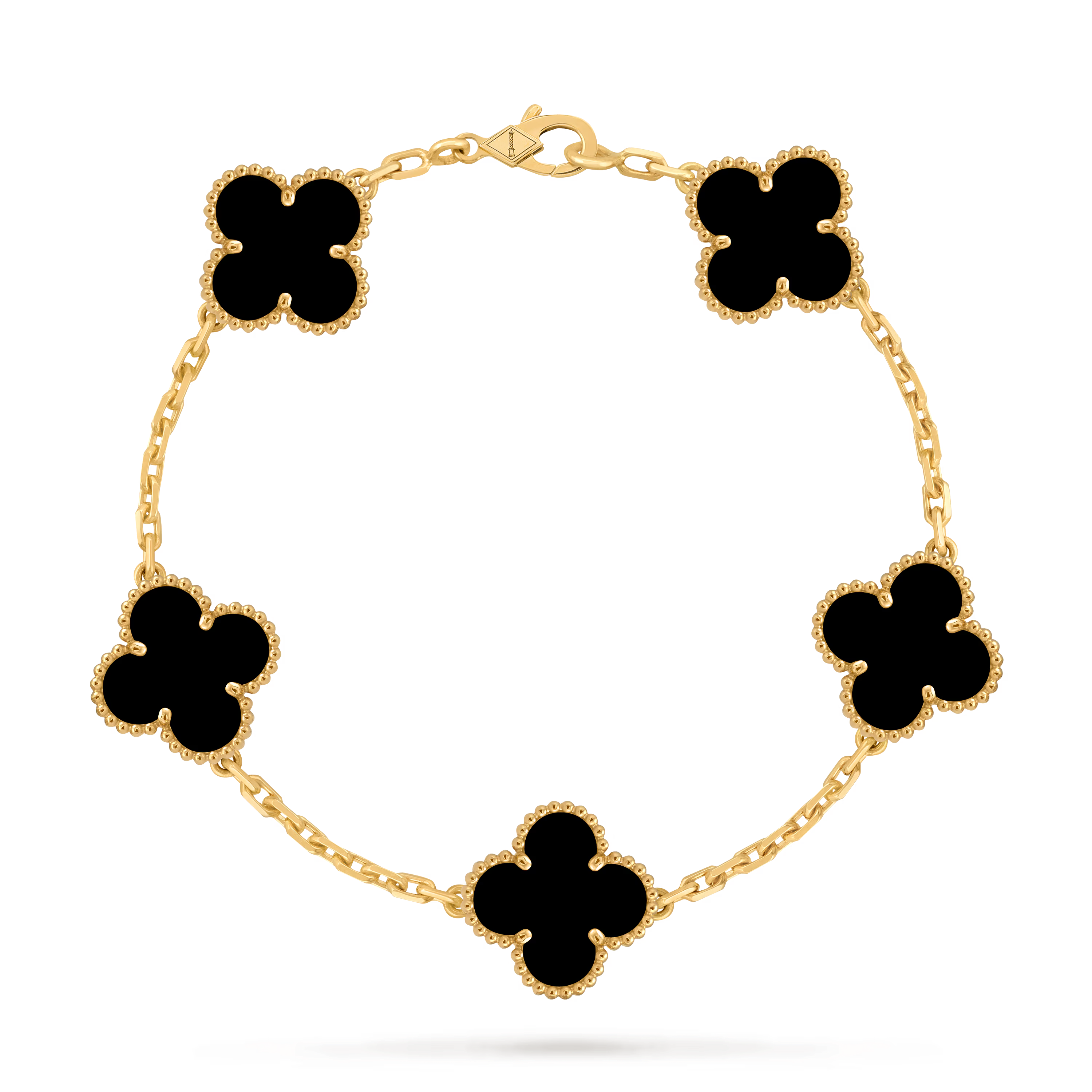 FØRTEX Vintage Alhambra Bracelet - Black Onyx
