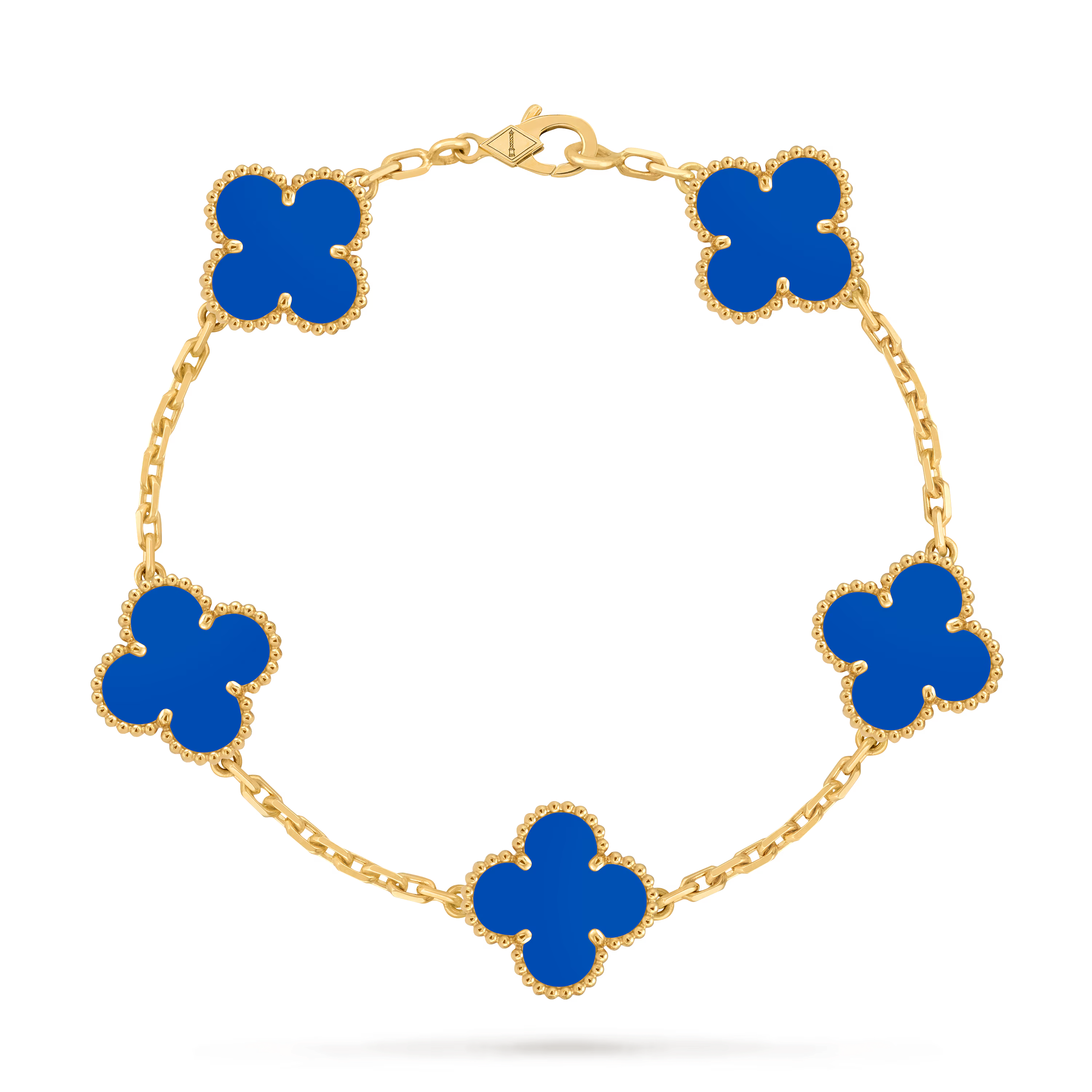 FØRTEX Vintage Alhambra Bracelet - Blue Agate